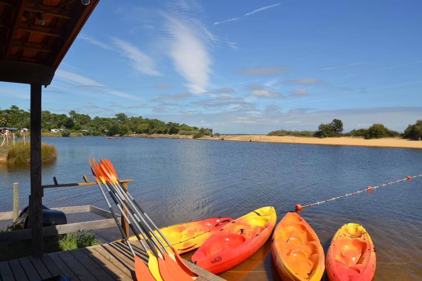 Mobil Home Tout Confort Camping Les Viviers Cap Ferret Lege-Cap-Ferret Bagian luar foto