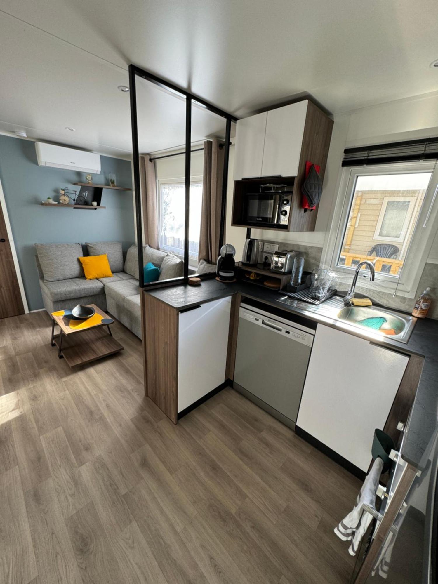Mobil Home Tout Confort Camping Les Viviers Cap Ferret Lege-Cap-Ferret Bagian luar foto