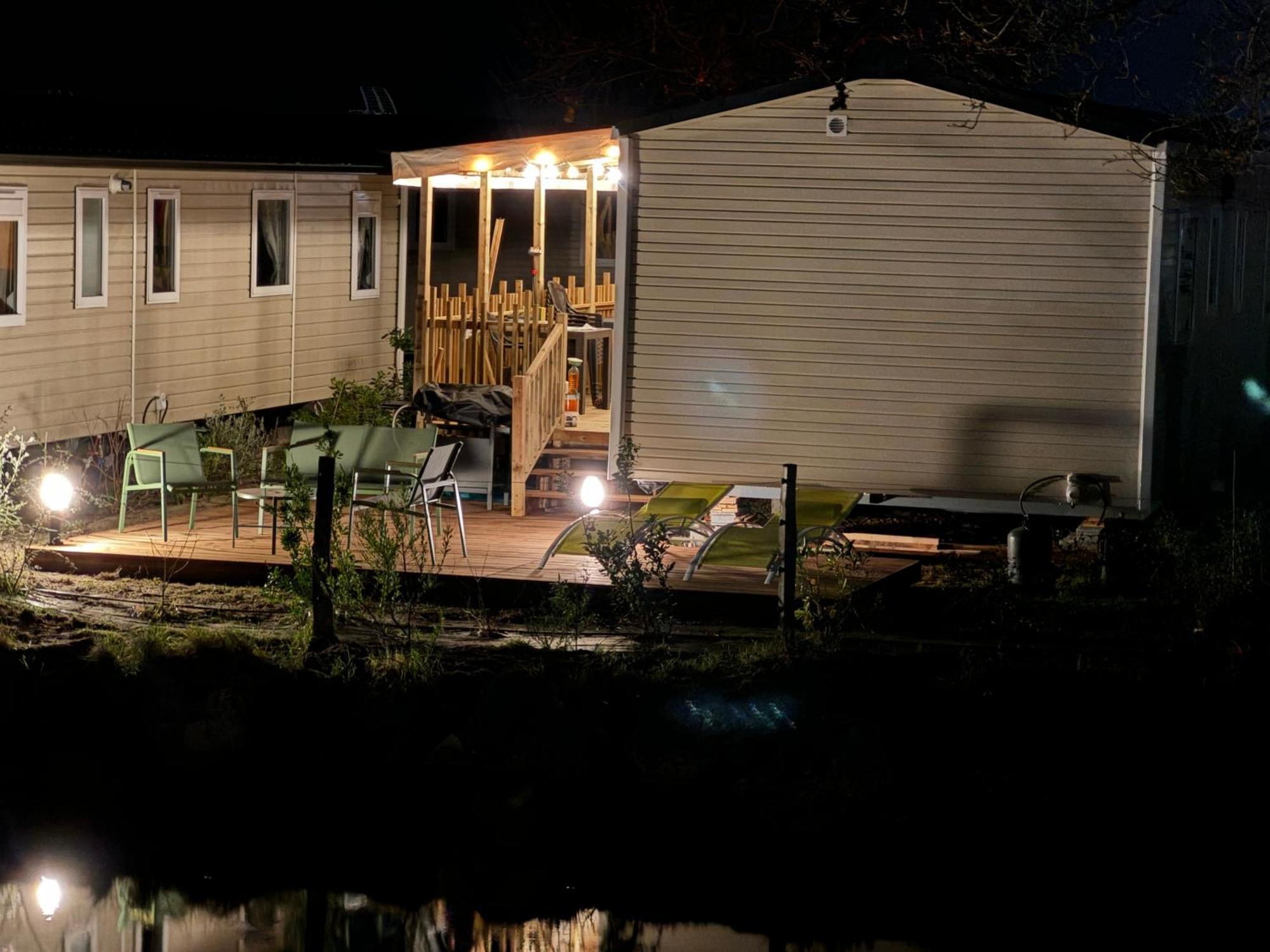 Mobil Home Tout Confort Camping Les Viviers Cap Ferret Lege-Cap-Ferret Bagian luar foto