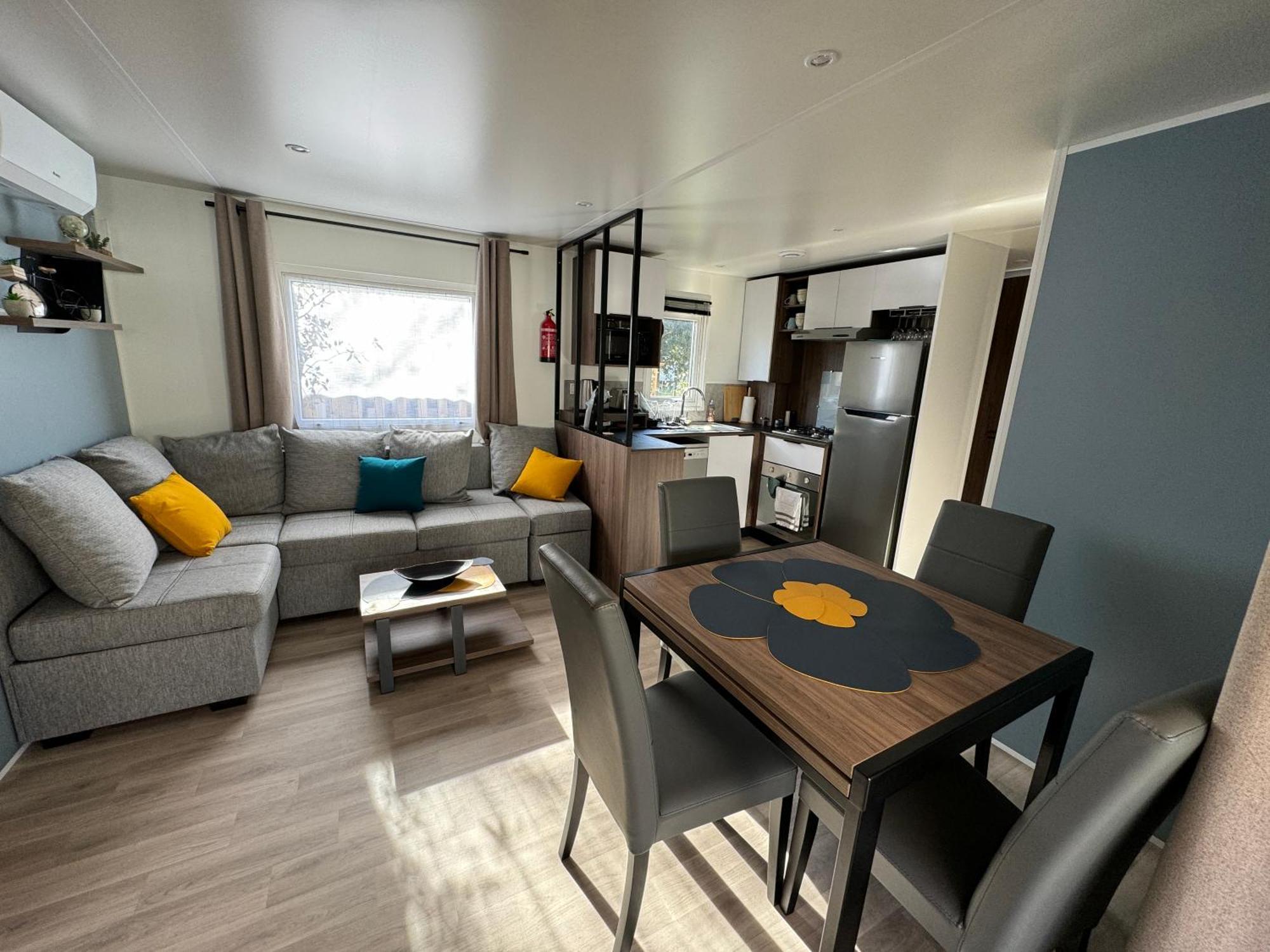 Mobil Home Tout Confort Camping Les Viviers Cap Ferret Lege-Cap-Ferret Bagian luar foto