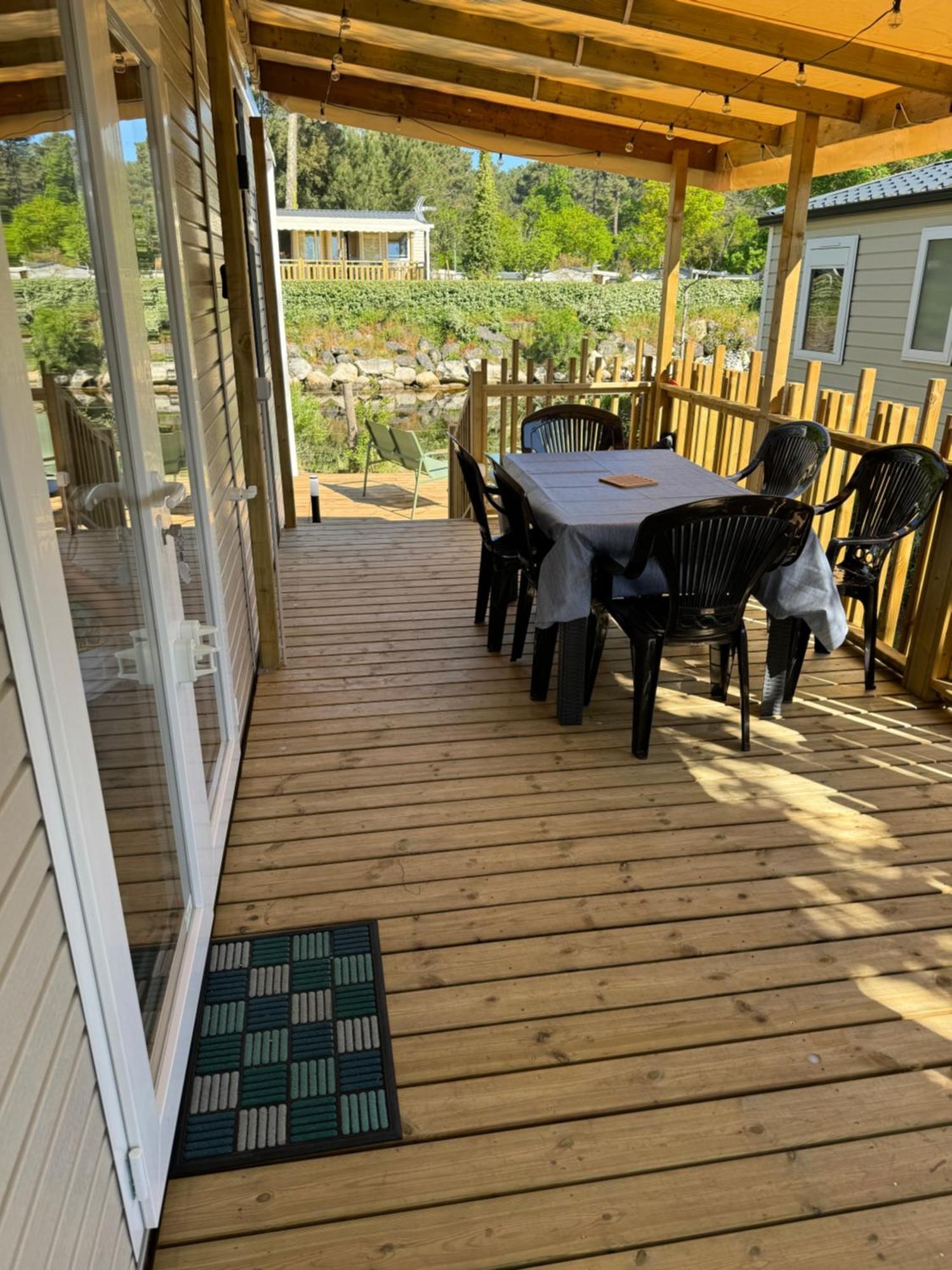 Mobil Home Tout Confort Camping Les Viviers Cap Ferret Lege-Cap-Ferret Bagian luar foto