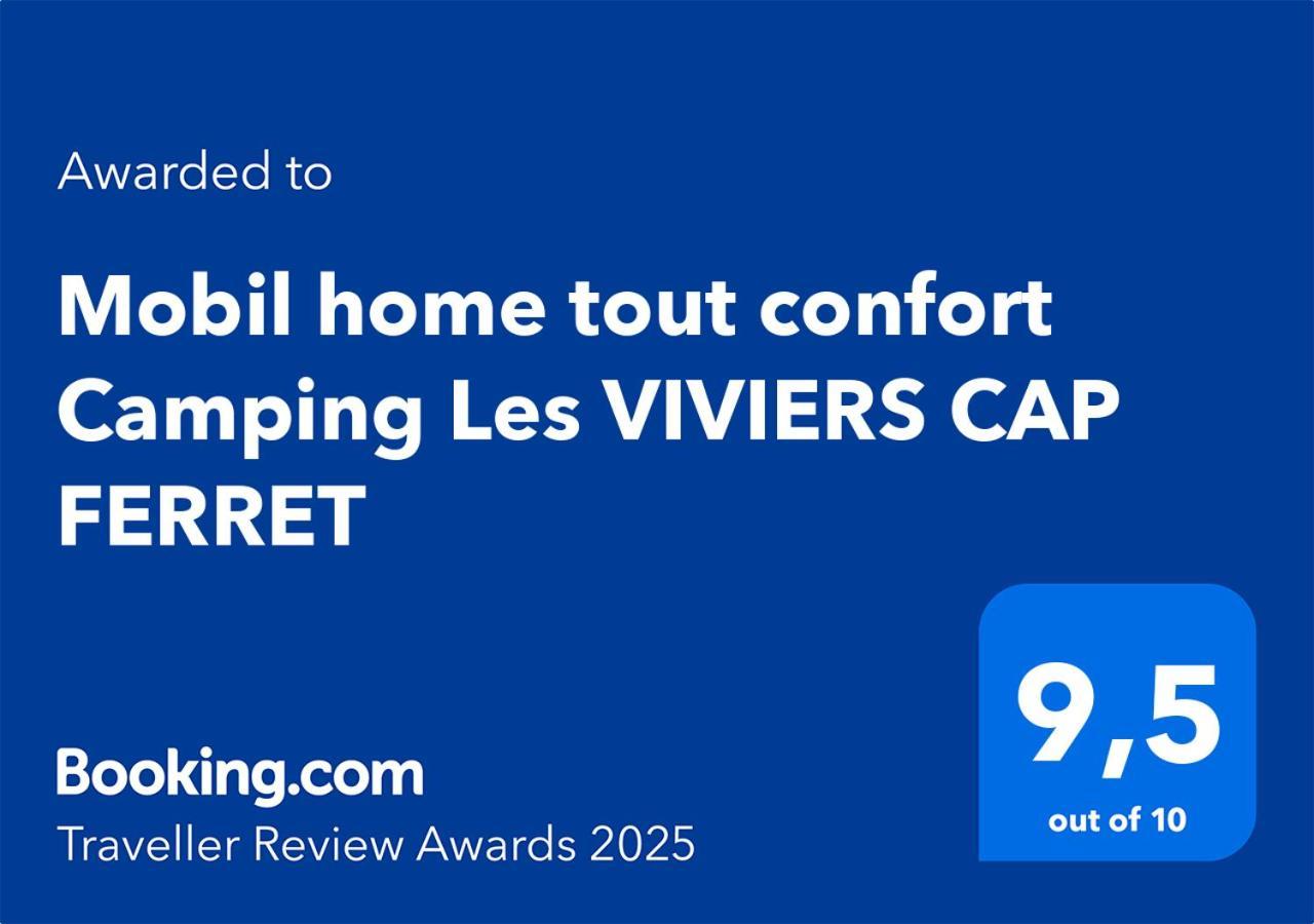 Mobil Home Tout Confort Camping Les Viviers Cap Ferret Lege-Cap-Ferret Bagian luar foto